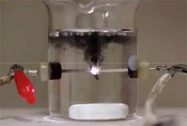 ソリューションプラズマ処理の様子