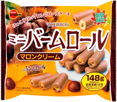 148gミニバームロールマロンクリーム