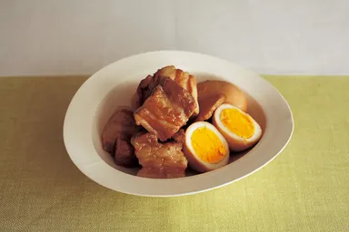 「豚バラと卵のさっぱり煮」