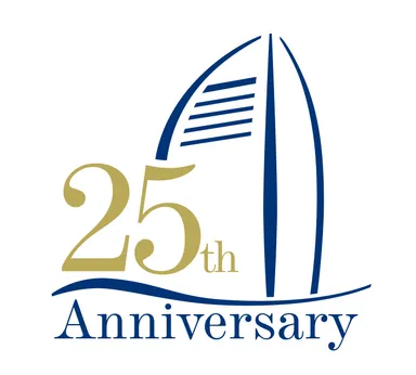 ホテル25周年ロゴ