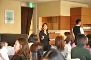 リアルイベントでは代表荻野が「女性の働くをつくる」熱い想いを語ります