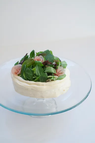 ハムサラダのケーキイッチ