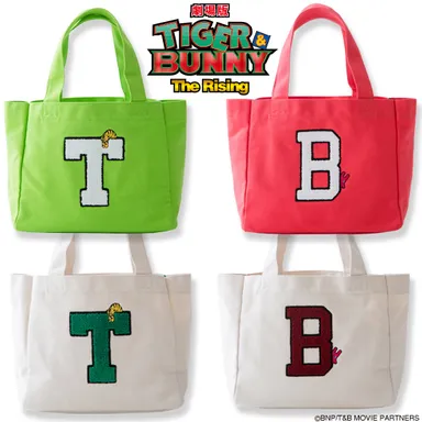 TIGER ＆ BUNNY×kitson　コラボトートバッグ(中)　『ぐったりタイガー』『ウサギ』