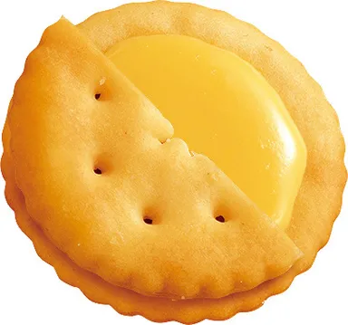 ニコット　チーズクリームサンドクラッカー　生地(2)