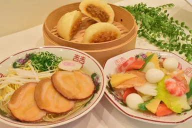 中華でまとめた演出も展示