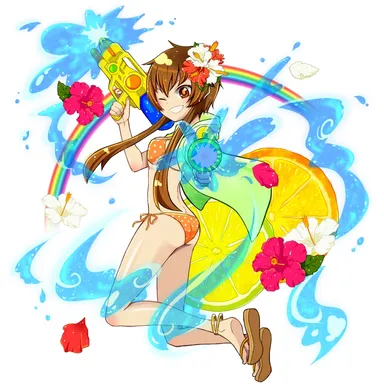 期間限定水着ガチャ祭り：彩葉