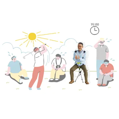 「Ta-Da」Chair ゴルフ観戦