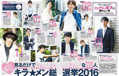 andGIRL 9月号　キラ☆メンページ