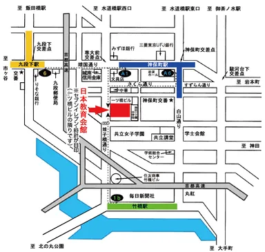 会場までの地図
