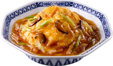 本格中華　炒め玉子のフカヒレあんかけ