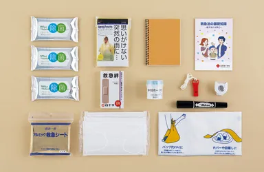「避難用持ち出しバッグセット」セット内容