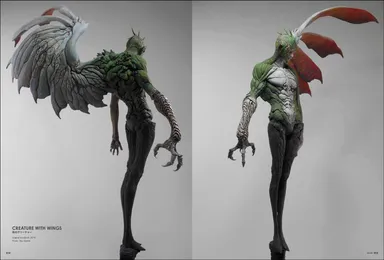 羽のクリーチャー