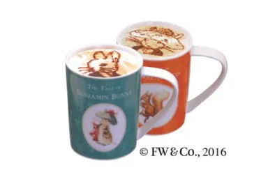 ピーターラビット（TM）のカプチーノ