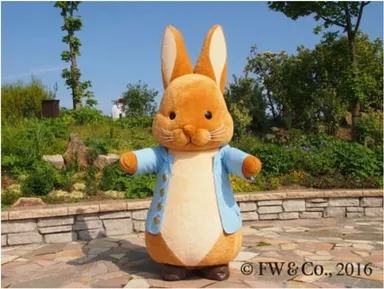 愛くるしいピーターと一緒に記念撮影