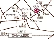 東京MEAT酒場　石神井店地図