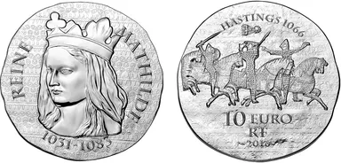 マティルダ・オブ・フランダース10ユーロ銀貨