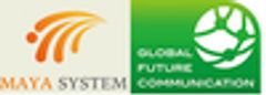 株式会社MAYA SYSTEM、株式会社グローバル フューチャー コミュニケーションのロゴ