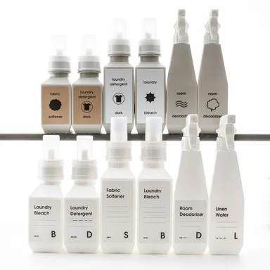 b2c laundry bottle & spray