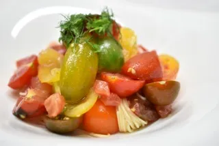 カラフルトマト冷製パスタ