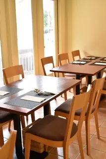 白基調のゆったりスペース