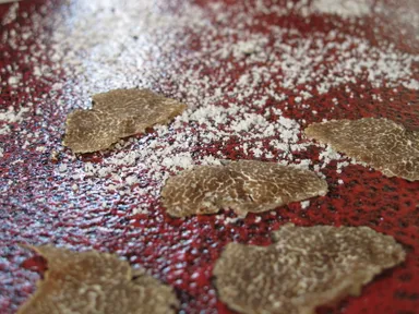 トリュフ塩とスライストリュフ