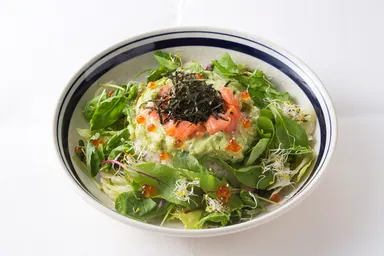 とろろんサーモンボウル