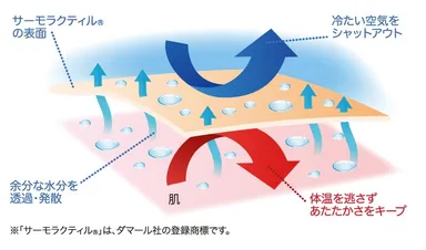あたたかさの秘密　三重構造図