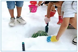 「宝さがしゲーム」開催時の様子