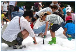「真夏の雪まつり」 開催時の様子