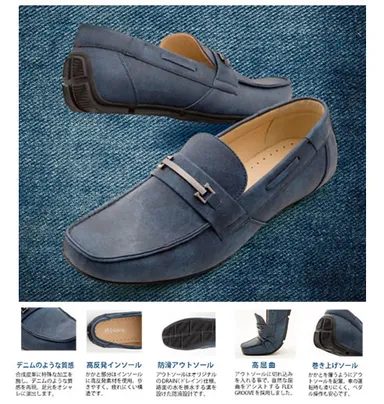 こだわりの高機能 Navy(R)ドライビングシューズ