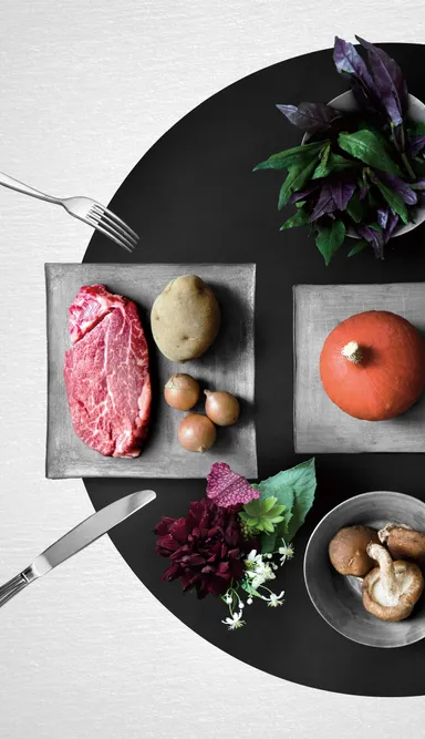 趣膳食彩キービジュアル