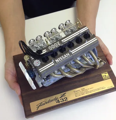 6分の1スケールエンジンモデルシリーズ サイズ感