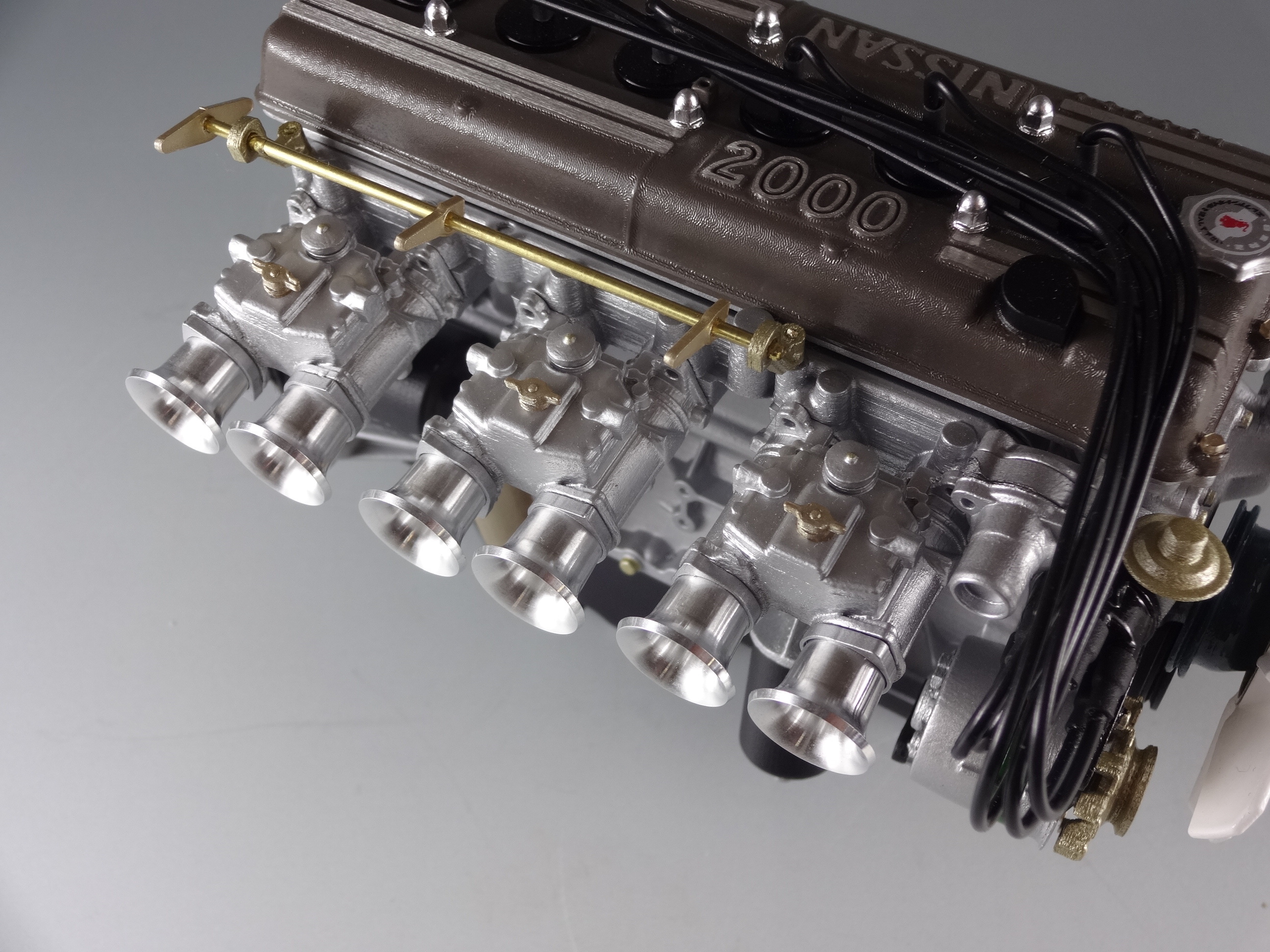 スカイラインの4気筒dohc Fjet が1 6サイズで登場 3dプリンターで細部まで精密再現したエンジン モデル 日下エンジニアリング株式会社のプレスリリース