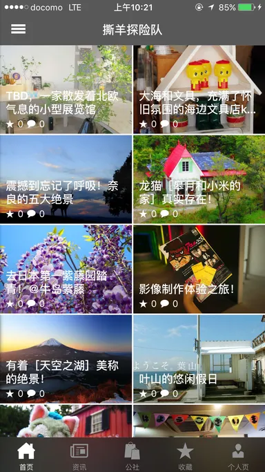 掲載コンテンツリスト