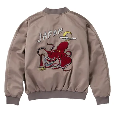 「ご当地スカジャン」神戸 背面 タコ