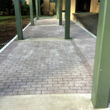 講座で舗装した道