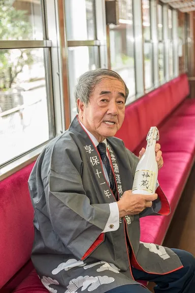 松井酒造 主人（松井八束穂氏）