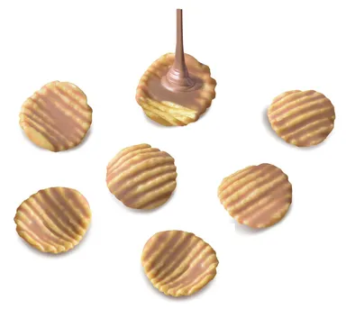 じゃがチョコナノ塩キャラメル味　生地