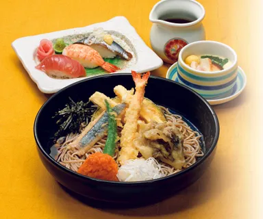 秋の天おろしそば