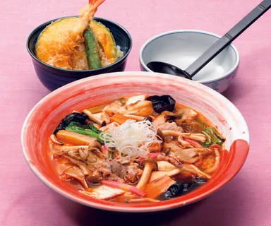 きのこのピリ辛ちゃんぽん