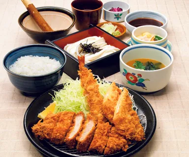 大満足！ミックスフライご膳