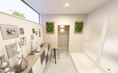 「７X９プラン」のバーチャリリアリティの一部（リビング）