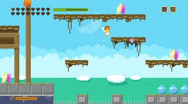 「エリエット クエスト」ゲームシーン