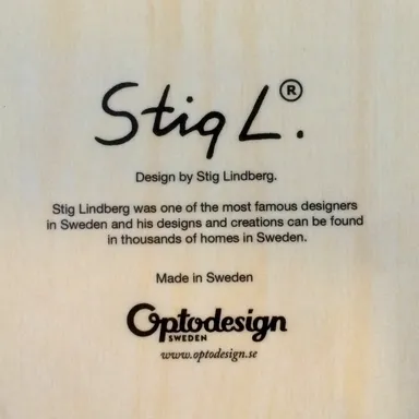 スティグ・リンドベリ サイン