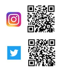 （上から）Instagram、Twitter