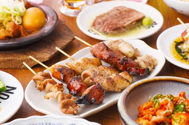 もつ焼きや岩中豚の豚丼(やきとん チャールズ)