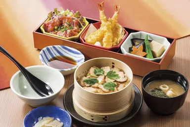 松茸せいろ御飯膳