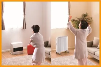 【燃料補充手間なし】燃料補充の手間がなく、お手入れもかんたん