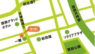 『レクルン』福岡天神教室マップ