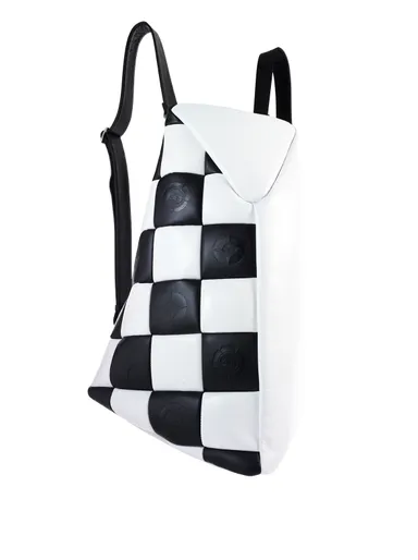 ホワイト(市松模様柄)